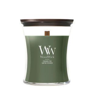 Ароматическая свеча с ароматом свежесрезанной ели Woodwick Medium Fraser Fir 275г