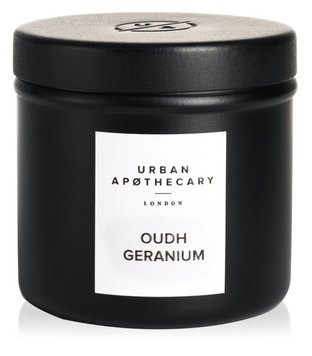 Ароматична travel свічка з димними деревними нотами уда і квітів Urban apothecary Oudh Geranium 175 г