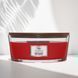 Ароматична свічка з нотами різдвяних ягід Woodwick Ellipse Crimson Berries 453 г