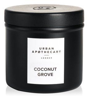 Ароматична travel свічка з ароматами квітів, цитрусових, м'яти і кокоса Urban apothecary Coconut Grove 175 г