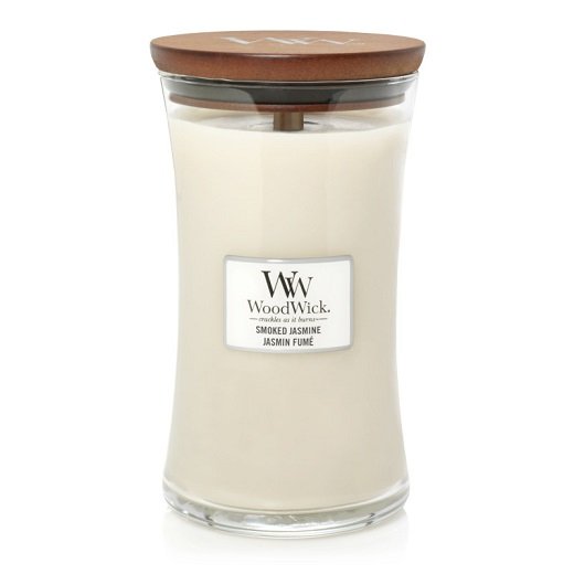 Ароматична свічка з ароматом жасмину Woodwick Large Smoked Jasmine 609 г