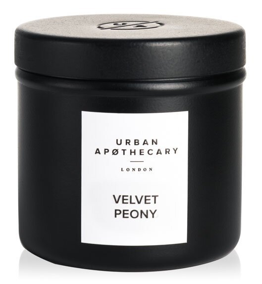 Ароматическая travel свеча с древесно-цветочным ароматом Urban apothecary Velvet Peony 175 г