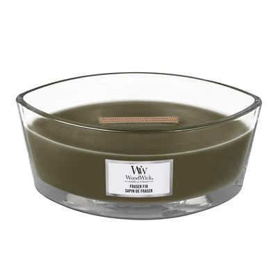 Ароматична свічка з ароматом свіжозрізаної ялини Woodwick Ellipse Frasier Fir 453 г