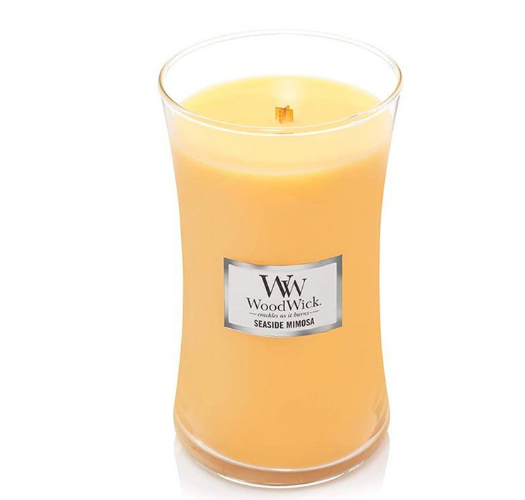 Ароматична свічка з ароматом цитрусових, винограду Woodwick Large Seaside Mimosa 609 г
