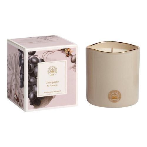 Ароматическая свеча для дома с цитрусовым ароматом Kew aromatics Champagne, Pomelo 180 г