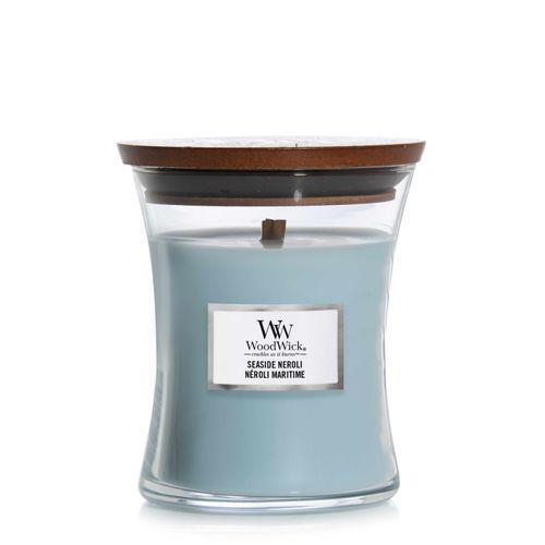 Ароматична свічка з ароматом квітів неролі і мандарина Woodwick Large Seaside Neroli 609 г