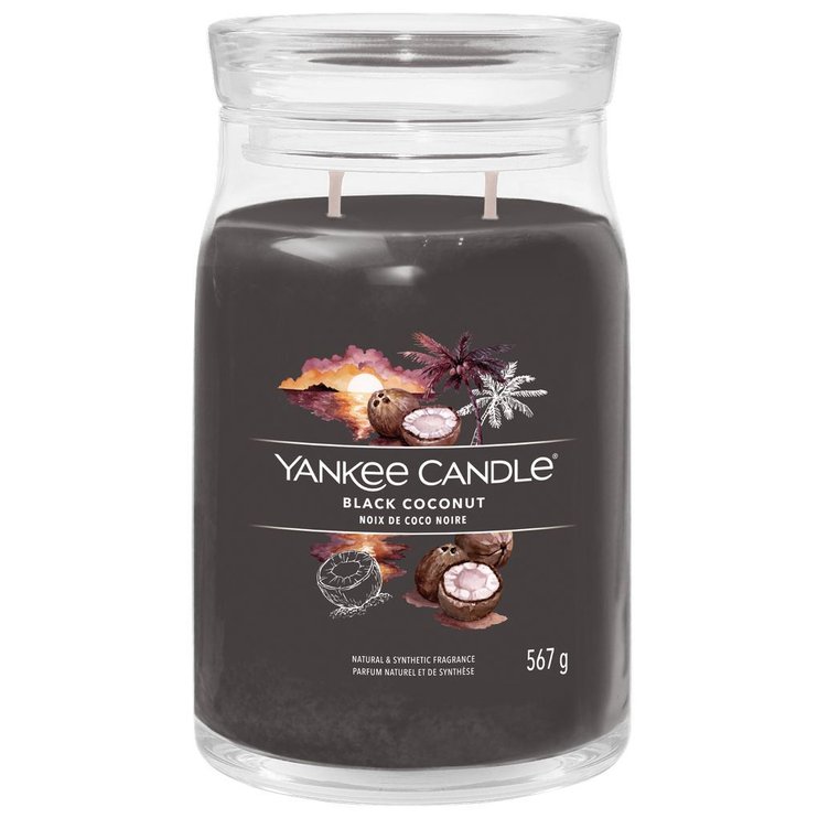 Ароматическая свеча Black Coconut Large Yankee Candle