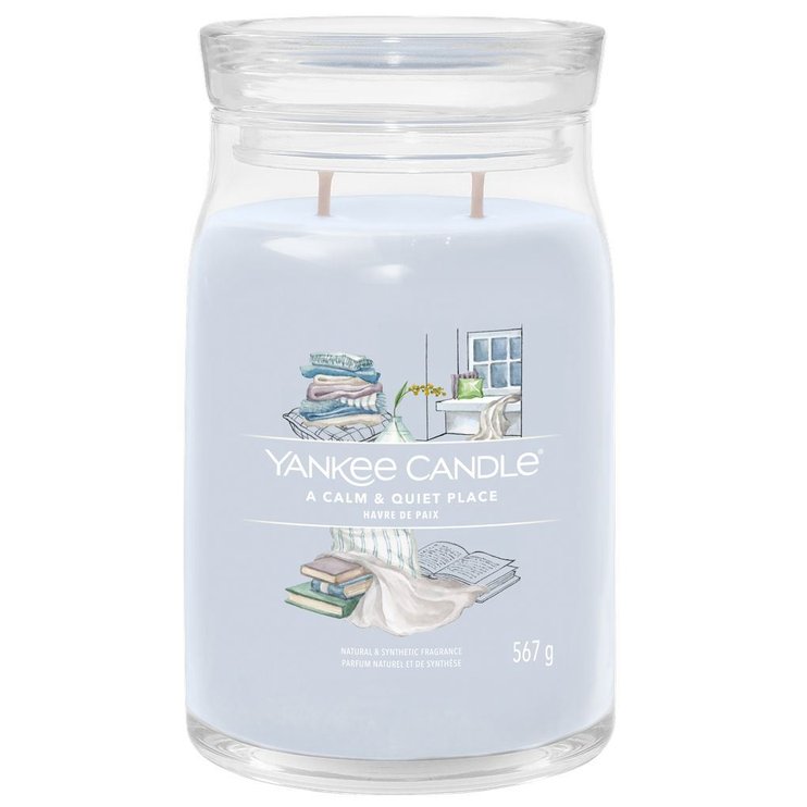 Ароматична свічка A Calm & Quiet Place Large Yankee Candle