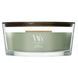 Ароматическая свеча с ароматом инжира и керда Woodwick Ellipse Verdant Fig 453 г