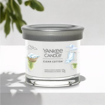 Ароматическая свеча Clean Cotton Small Yankee Candle