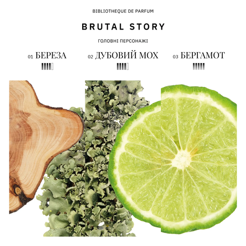 Парфумована вода Brutal Story BIBLIOTHEQUE, 100 мл