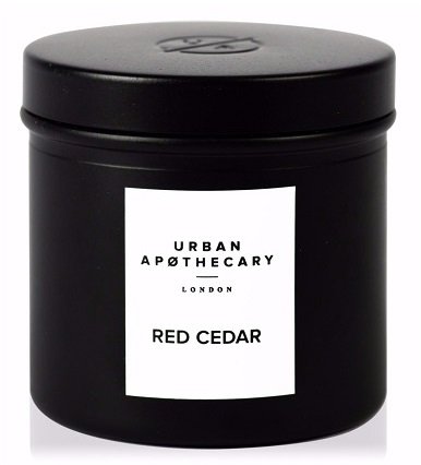 Ароматична travel свічка з деревно-цитрусовим ароматом Urban apothecary Red cedar 175 г