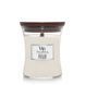 Ароматична свічка з ароматом сандалового дерева і дуба Woodwick Mini White Teak 85 г