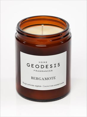 Ароматична свічка з ароматом цитрусових і квітів Geodesis Bergamot 150 г