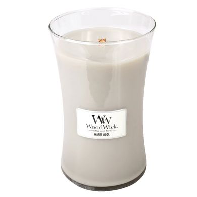 Ароматична свічка з ароматом теплої шерсті Woodwick Large Warm Wool 609 г