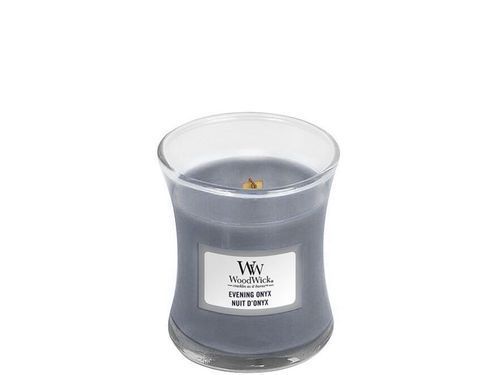 Ароматическая свеча с ароматом черной орхидеи и сандалового дерева Woodwick Mini Evening Onyx 85 г