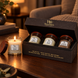Набір свічок Woodwick Mini Fireside, Sand and driftwood, White teak