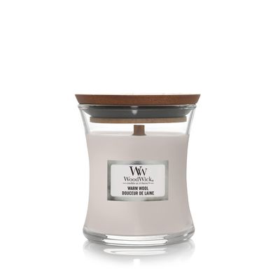 Ароматична свічка з ароматом теплої шерсті Woodwick Mini Warm Wool 85 г