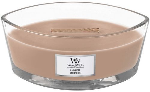Ароматическая свеча с ароматом айвы, ириса и кедра Woodwick Ellipse Cashmere 453г