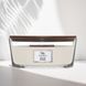 Ароматическая свеча с ароматом сандалового дерева и дуба Woodwick Ellipse White Teak 453 г