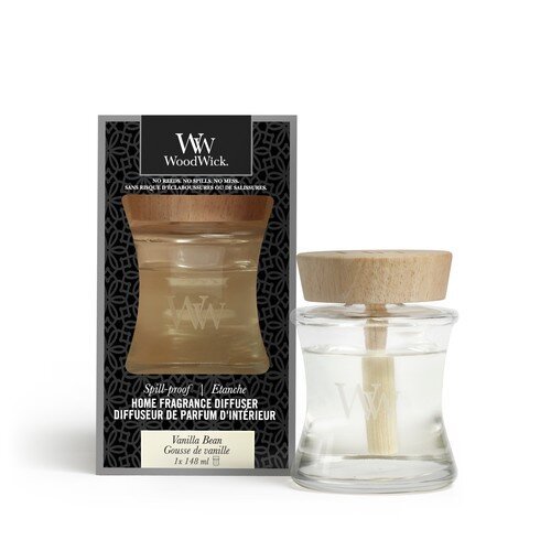 Закрытый аромадиффузор для дома с ароматом чистой ванили Woodwick Vanilla Bean 148 мл
