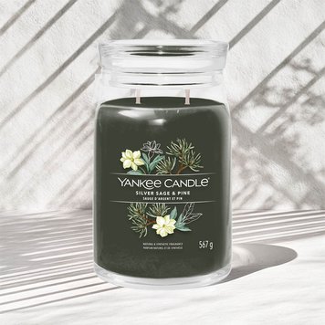 Ароматична свічка Silver Sage & Pine Large Yankee Candle