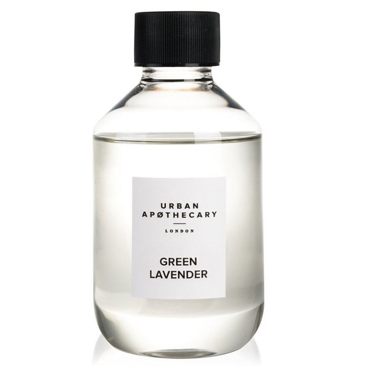 Рефіл (наповнювач для аромадифузора) з ароматами лаванди, м'яти і зелені Urban apothecary Green Lavender 200 мл