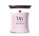 Ароматична свічка з нотами цвіту вишні та ванілі Woodwick Medium Cherry Blossom & Vanilla 275 г
