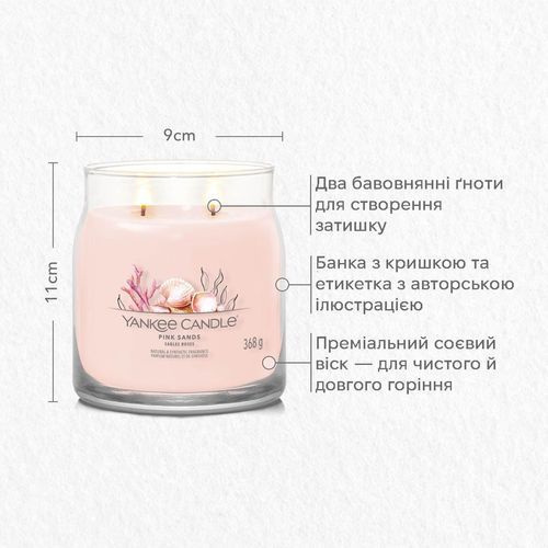 Ароматическая свеча Pink Sands Medium Yankee Candle