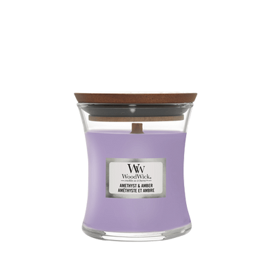 Ароматична свічка Woodwick Mini Amethyst & Amber 85 г