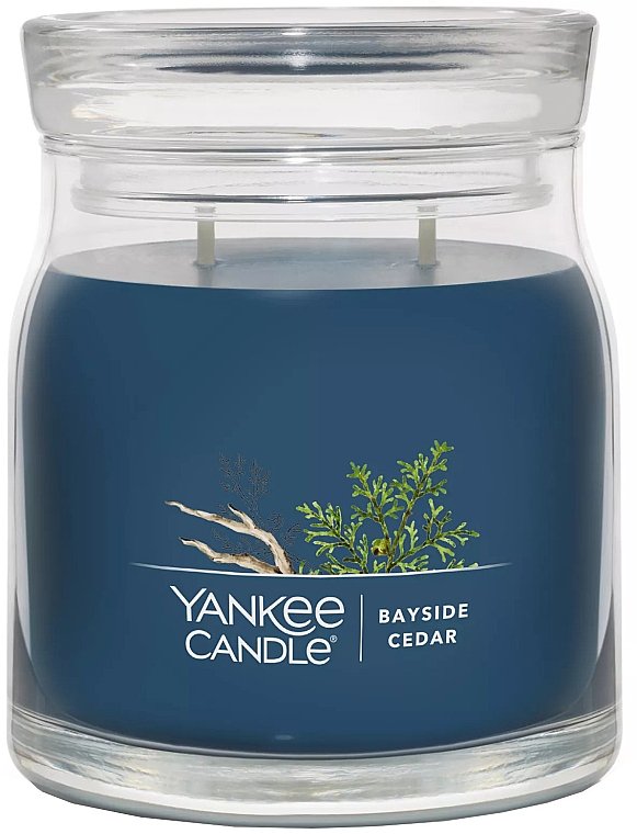 Ароматическая свеча Bayside Cedar Medium Yankee Candle