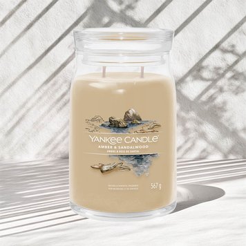 Ароматическая свеча Amber & Sandalwood Large Yankee Candle