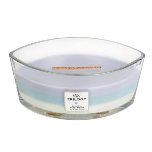 Ароматическая свеча Woodwick Ellipse Trilogy Calming Retreat 453 г