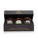 Корпоративный подарок - Набор свечей Woodwick Mini Fireside, Sand and driftwood, White teak