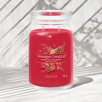 Ароматична свічка Sparkling Cinnamon Large Yankee Candle