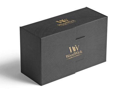 Корпоративный подарок - Набор свечей Woodwick Medium Fireside та Linen