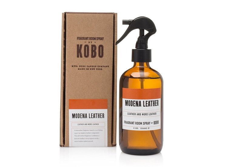 Арома-спрей для дома с ароматом тонкой кожи Kobo Modena Leather 236 мл