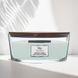 Ароматическая свеча с нотами шалфея, океана и кедра Woodwick Ellipse Sagewood & Seagrass 453 г