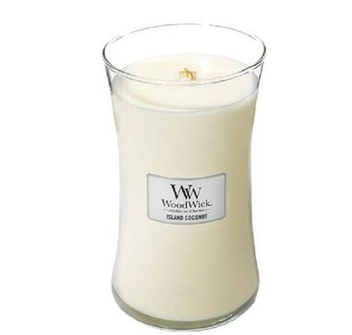 Ароматична свічка з ароматом кокоса та ананаса Woodwick Large Island Coconut 609 г