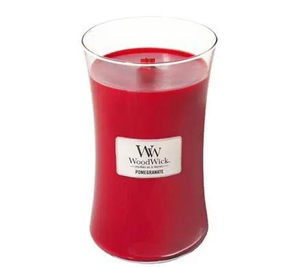 Ароматична свічка з ароматом граната і смородини Woodwick Large Pomegranate 609 г