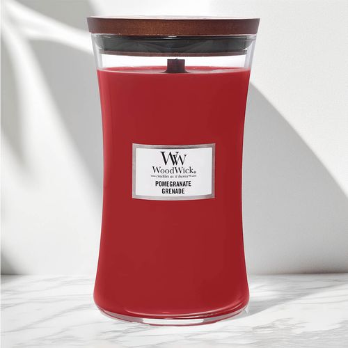 Ароматическая свеча с ароматом граната и смородины Woodwick Large Pomegranate 609 г