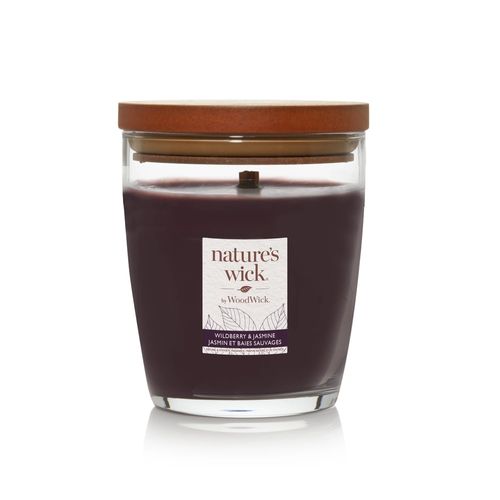 Ароматична свічка з ароматом диких ягід та жасмину Woodwick Nature’s Wick Wildberry & Jasmine 284 г