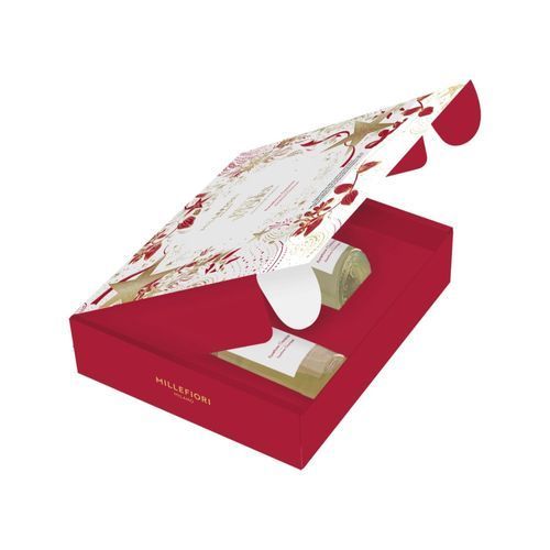 Корпоративный подарок - Подарочный набор &ldquo;Best wishes. Panettone Classico&rdquo; Millefiori Milano (аромадиффузор + спрей)