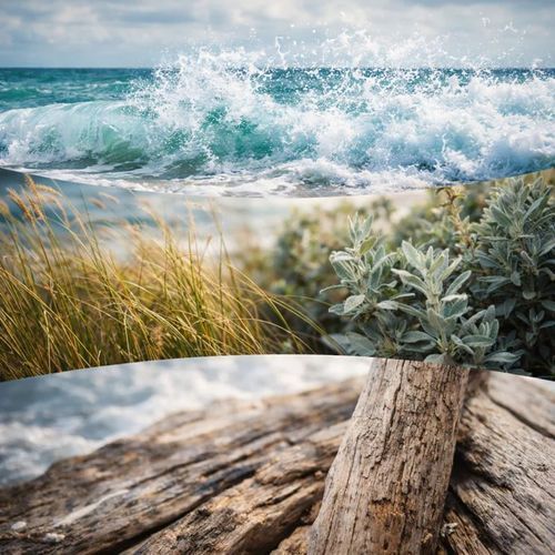 Ароматическая свеча с трехслойным ароматом Woodwick Medium Trilogy Driftwood Shores 275 г