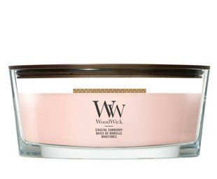Ароматична свічка з дуже ніжними нотами Woodwick Ellipse Coastal Sunberry 453 г