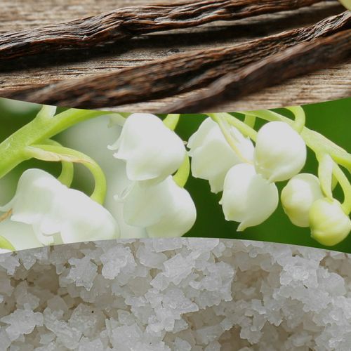 Ароматическая свеча с ароматом ванили и морской соли Woodwick Medium Vanilla & Sea Salt 275 г