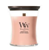 Ароматична свічка з персиком, медом і манго Woodwick Medium Manuka Nectar 275 г