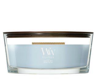Ароматична свічка з ароматомсвіжості та чистоти Woodwick Ellipse Lakeside Mist 453 г